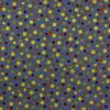 3741 - Blauw met diverse gekleurde dots
