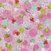 4653 - Roze met o.a. visjes en slakken en kleine gekleurde bubbels