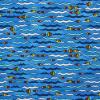 4726 - Blauw met golven en visjes