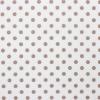 5259 - Wit (bijna) met taupe polka dot