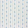 5525 - Wit (bijna) met blauwe strepen van puntjes en bloemetjes