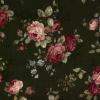 6639 - Donkergroen met middelgrote rozen