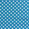 6759 - Turquoise met witte dots ca 9mm